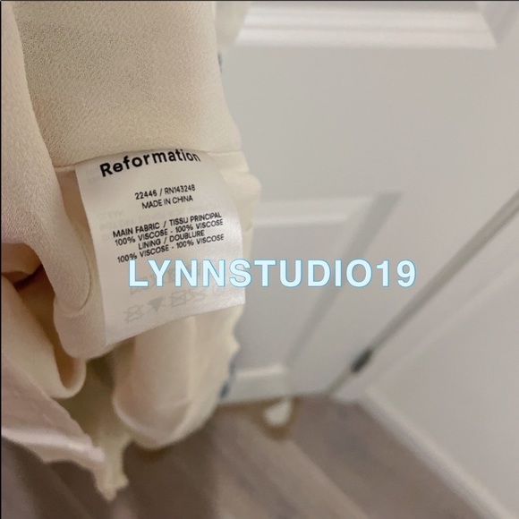 NWT Reformation Nikita Dress pompadour - Picture 7 of 8